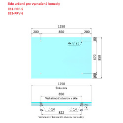 Transparentné ESG/VSG sklo, 850 x 1250 x 10,76 mm Transparentné ESG/VSG sklo, 850 x 1250 x 10,76 mm